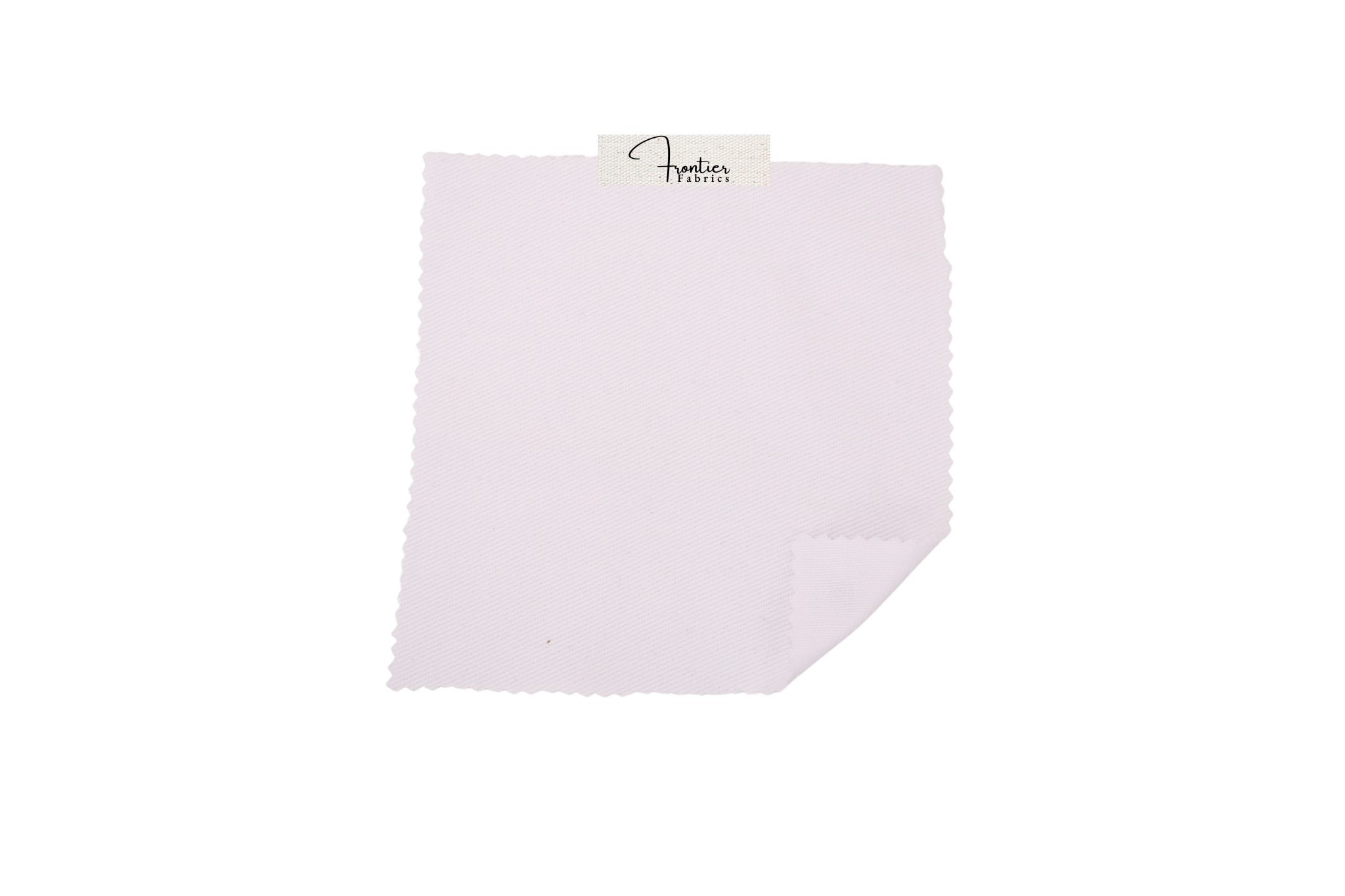 100% Cotton Bull Denim Fabric - Cloud White