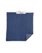 Denim délavé en coton non extensible 8 oz – Noir indigo