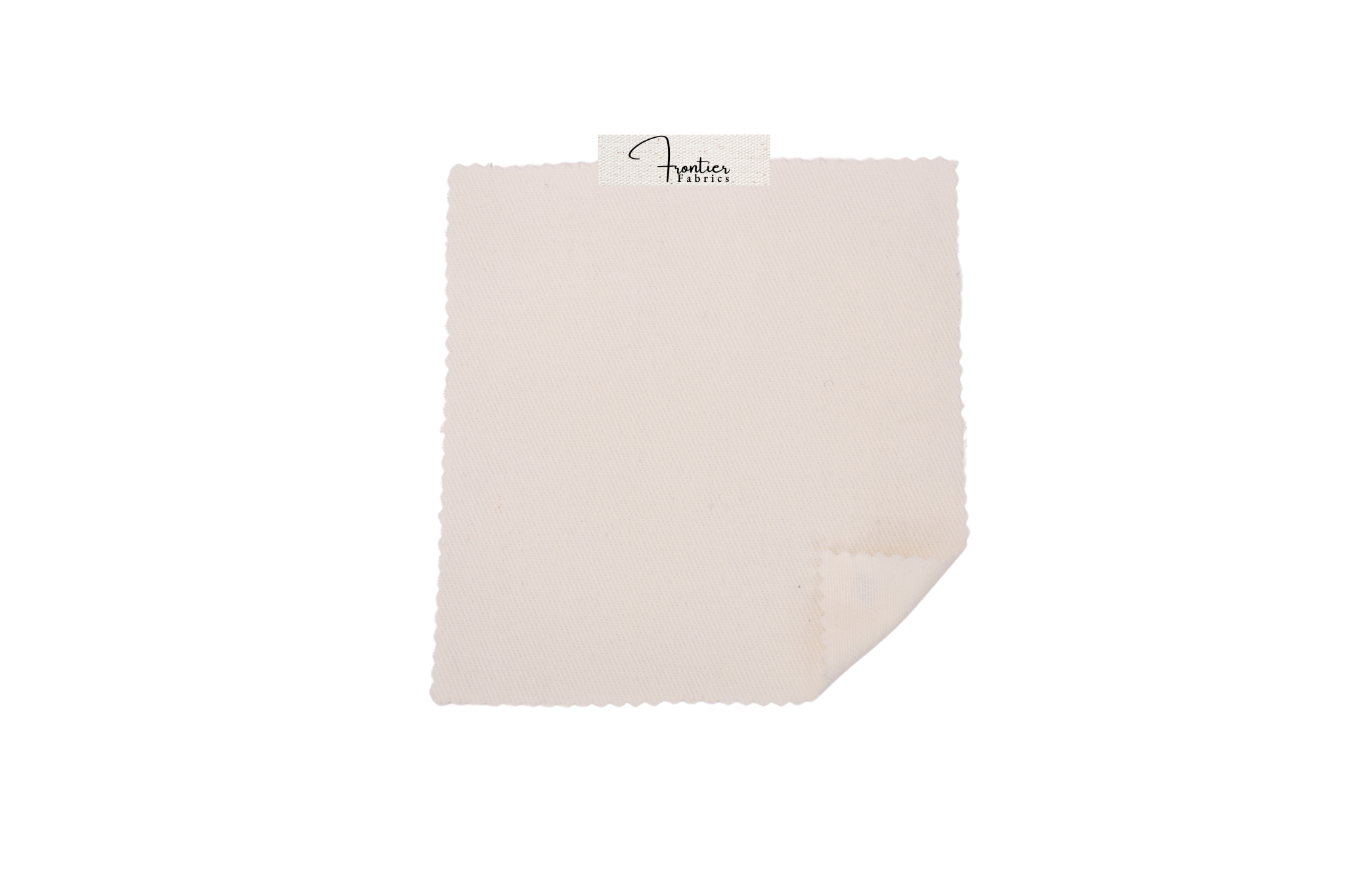 100% Cotton Bull Denim Fabric - Off White