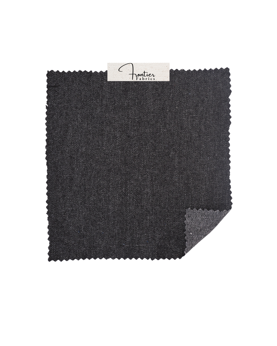 8oz 100% Cotton Denim – Black Wash