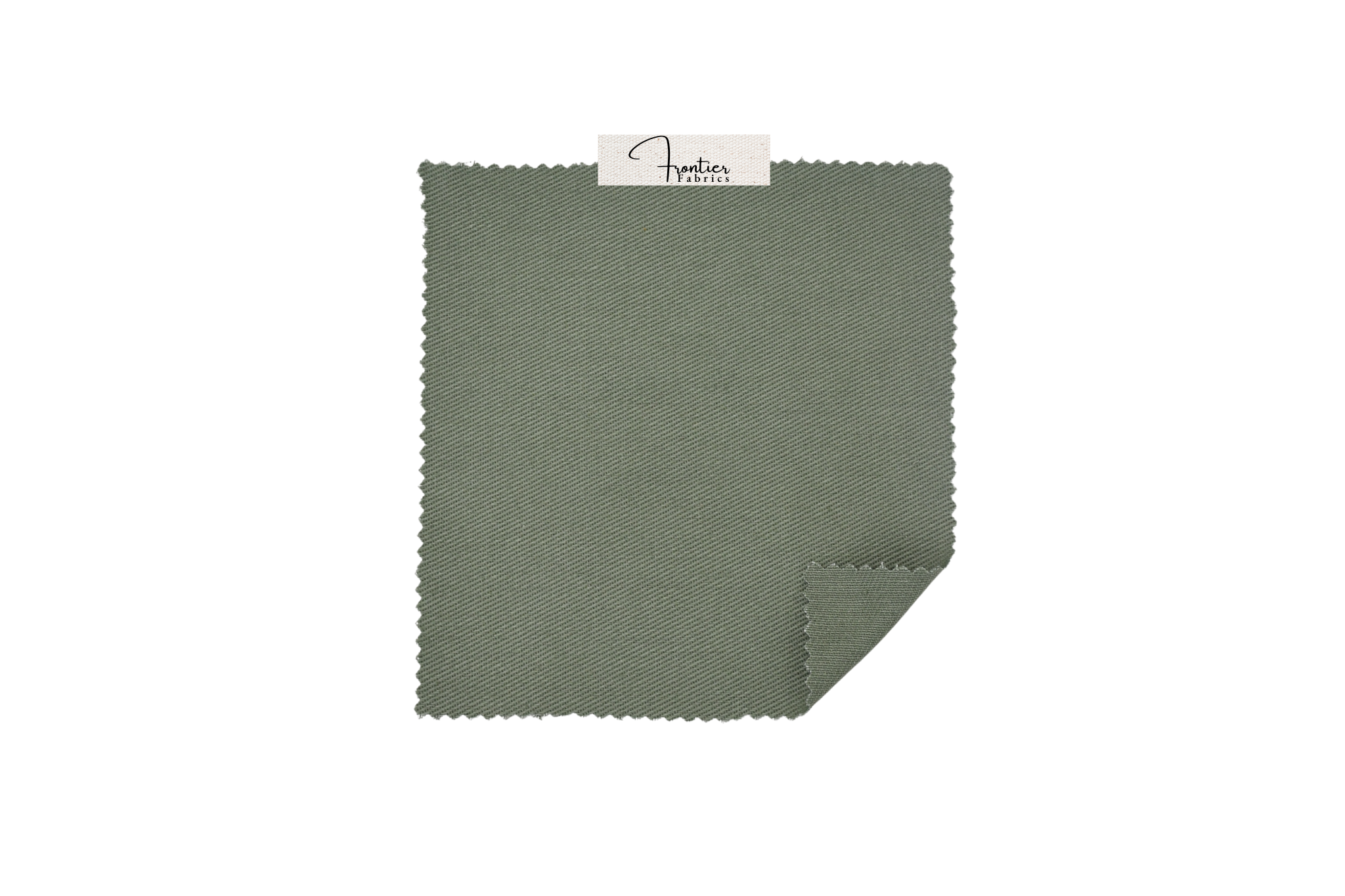 100% Cotton Bull Denim Fabric - Dusty Mint