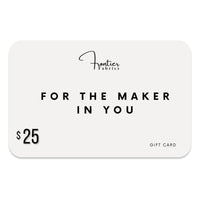 Carte-cadeau Frontier Fabrics