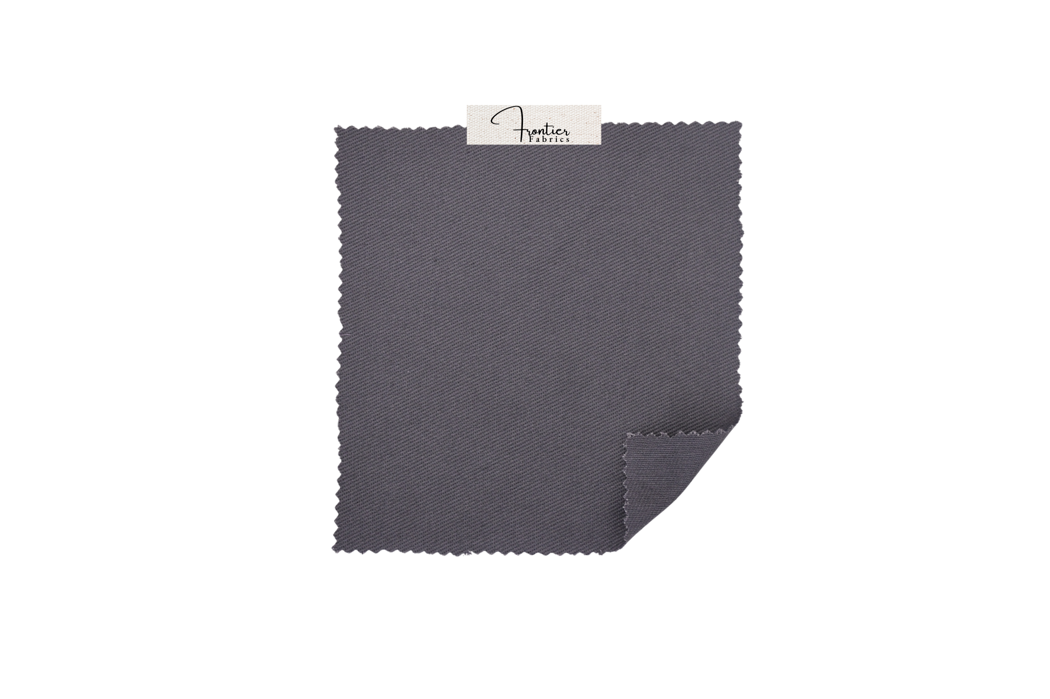 100% Cotton Bull Denim Fabric -  Steel Grey