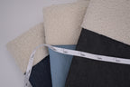 Denim Teddy Sherpa Fleece Fabric - Light Blue