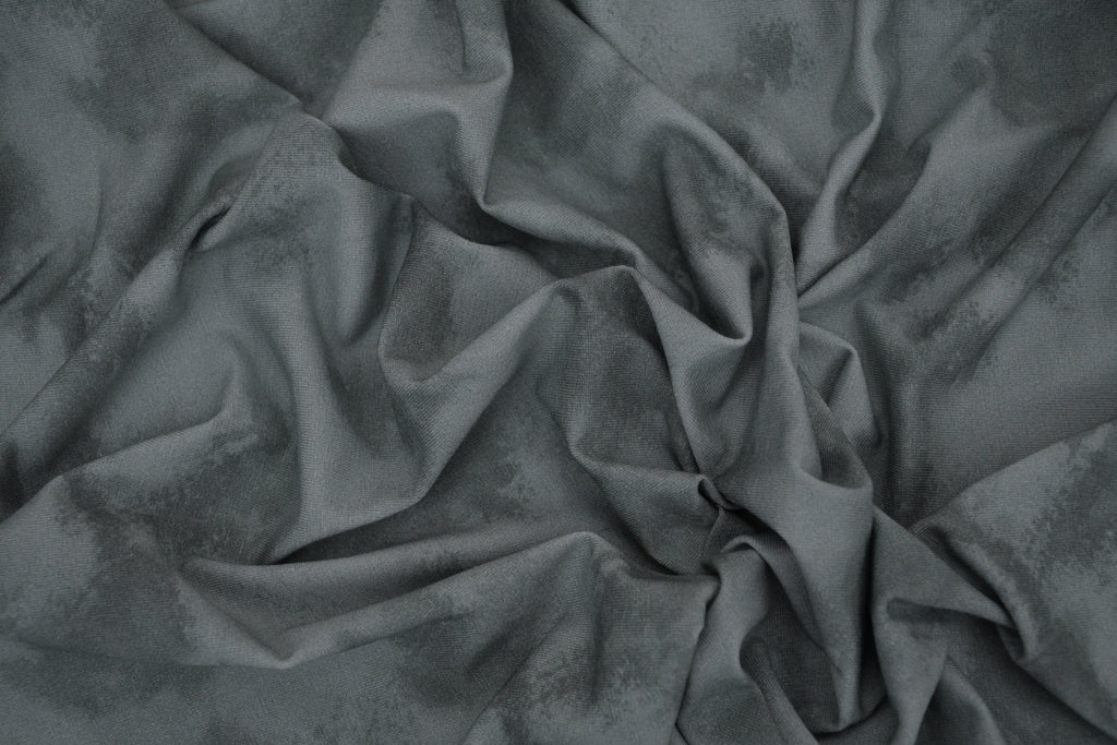 Tie dye Cotton Spandex Knit Jersey Fabric - Sage Green