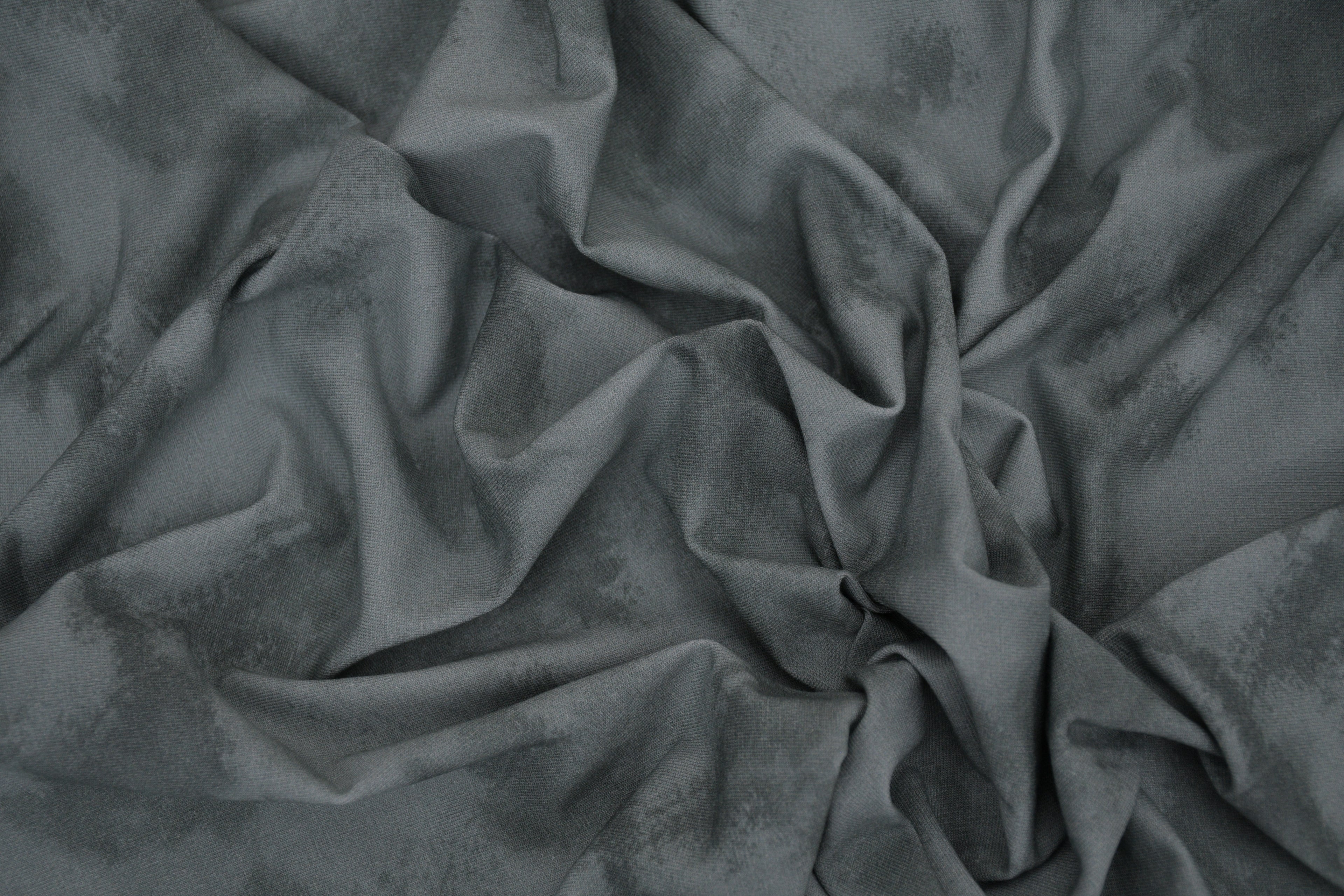 Tie dye Cotton Spandex Knit Jersey Fabric - Sage Green