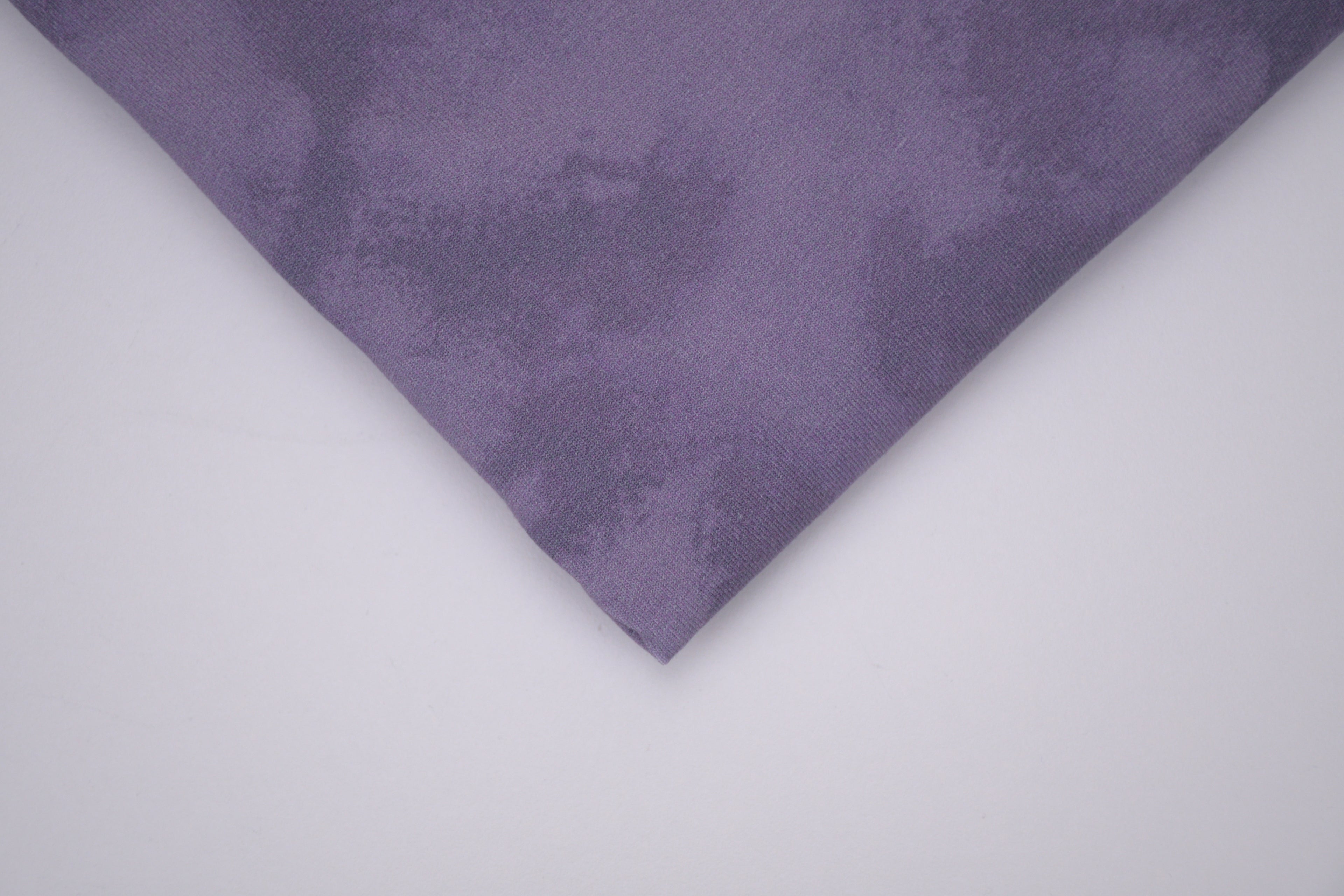 Tie dye Cotton Spandex Knit Jersey Fabric - Misty Plum