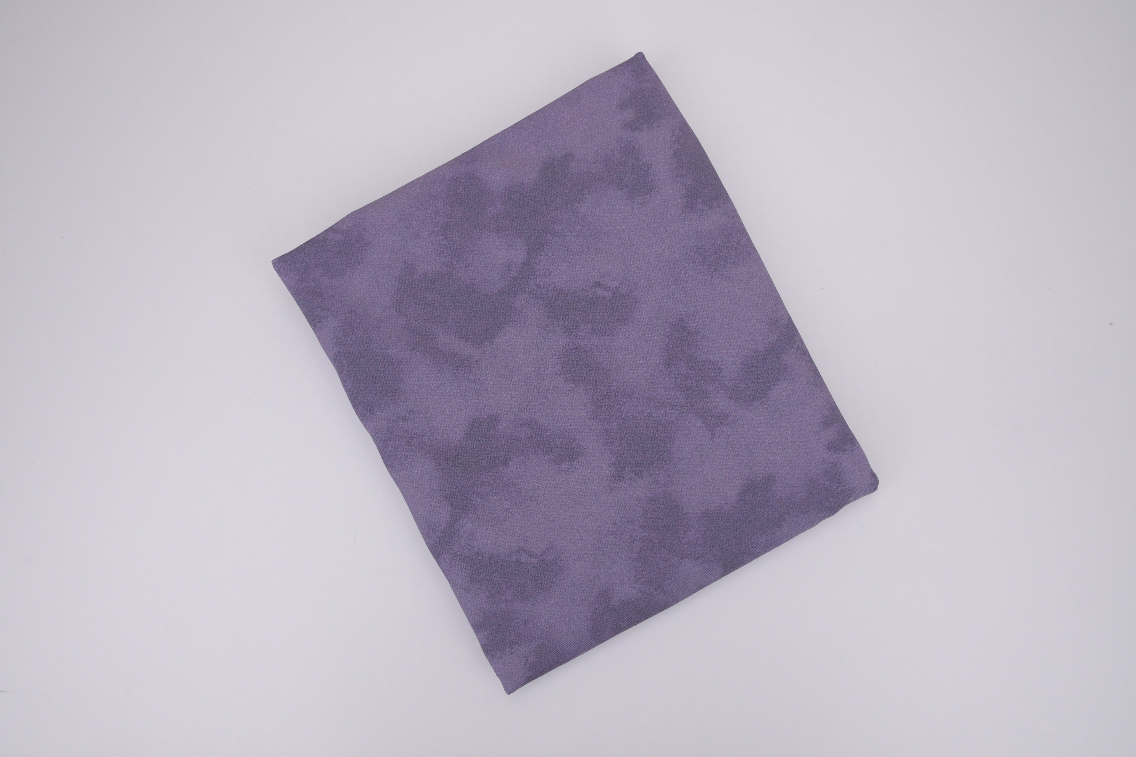 Tie dye Cotton Spandex Knit Jersey Fabric - Misty Plum