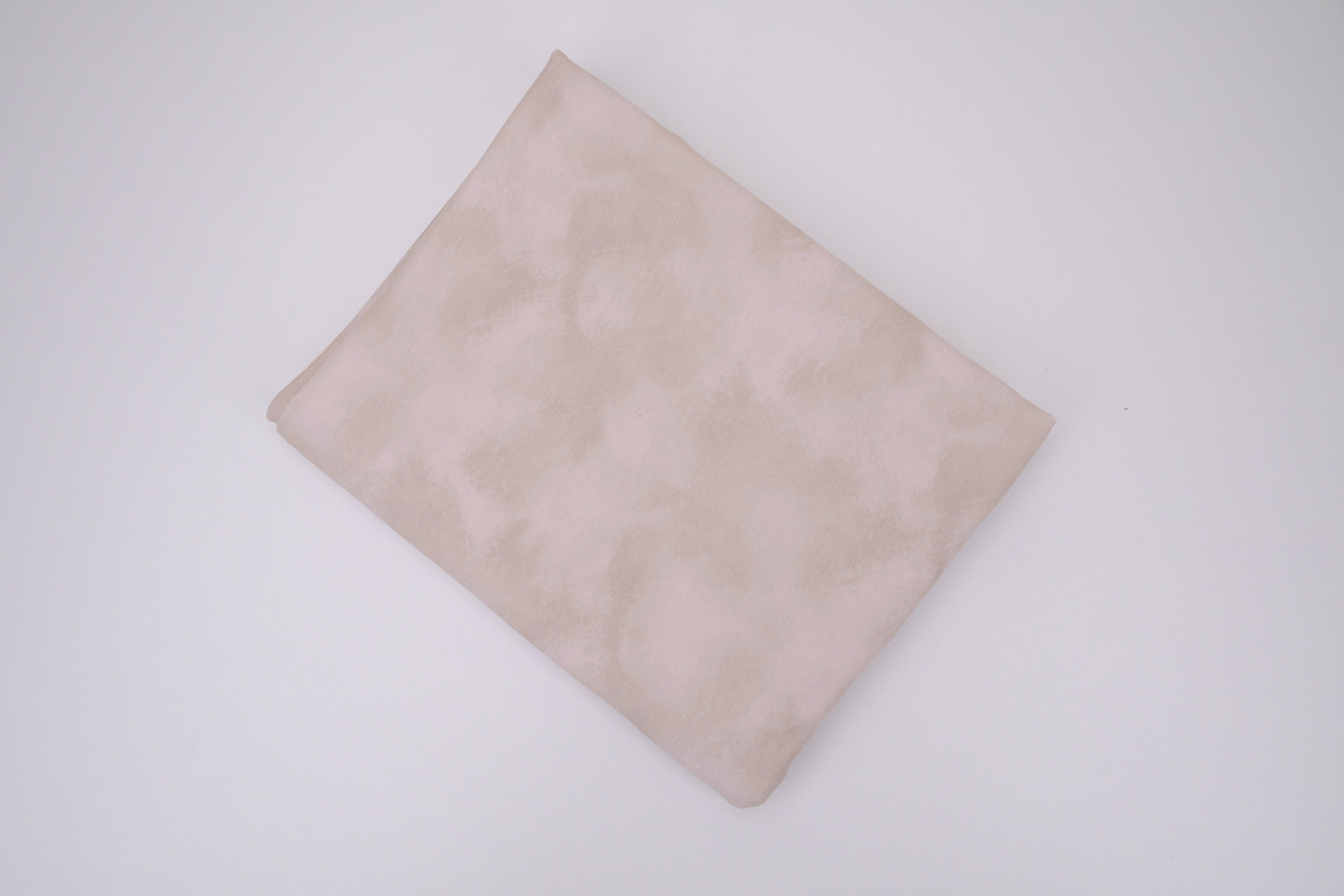 Tie dye Cotton Spandex Knit Jersey Fabric - Soft Sand