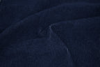 12 Wale Denim Corduroy Stretch  Fabric - Deep Indigo
