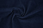 12 Wale Denim Corduroy Stretch  Fabric - Deep Indigo