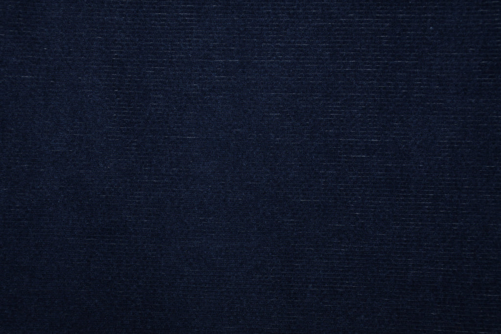 12 Wale Denim Corduroy Stretch  Fabric - Deep Indigo