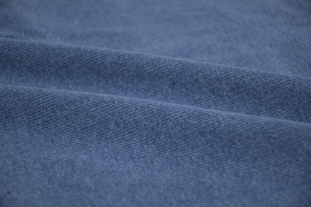 12 Wale Denim Corduroy Stretch Fabric - Medium Indigo