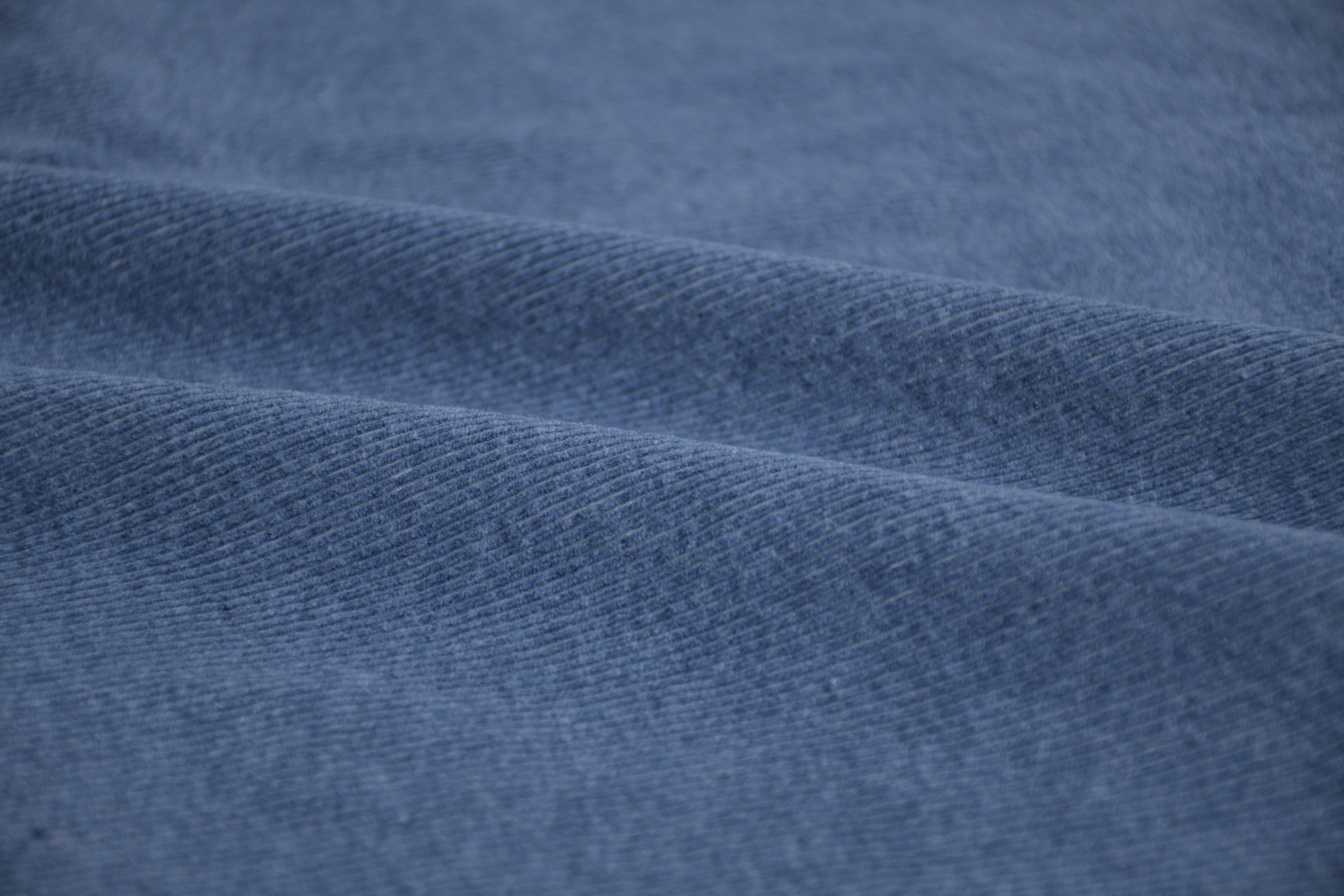 12 Wale Denim Corduroy Stretch Fabric - Medium Indigo