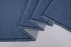 12 Wale Denim Corduroy Stretch Fabric - Medium Indigo