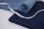 12 Wale Denim Corduroy Stretch Fabric - Medium Indigo