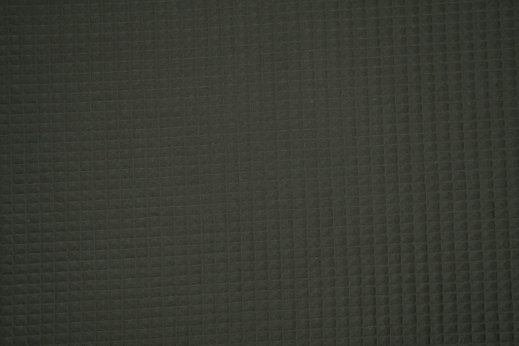 100% Cotton Waffle Fabric - Olive