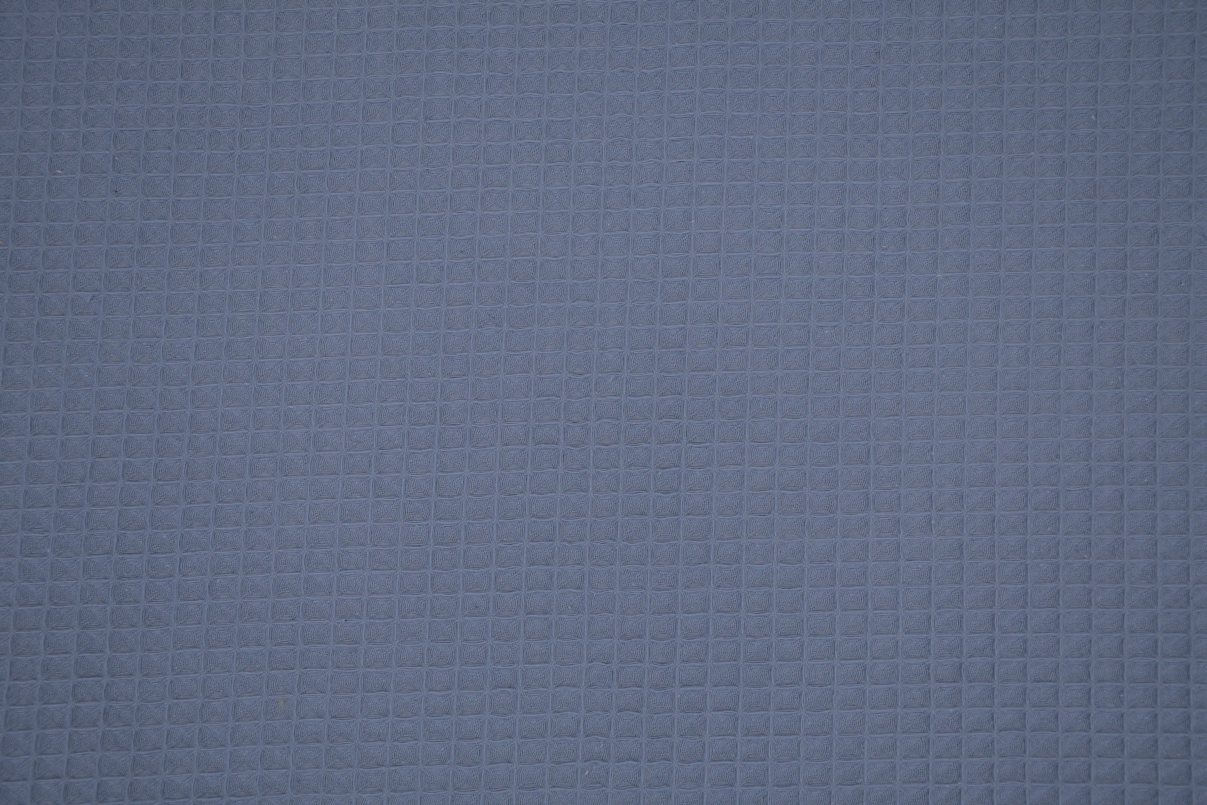 100% Cotton Waffle Fabric - Denim