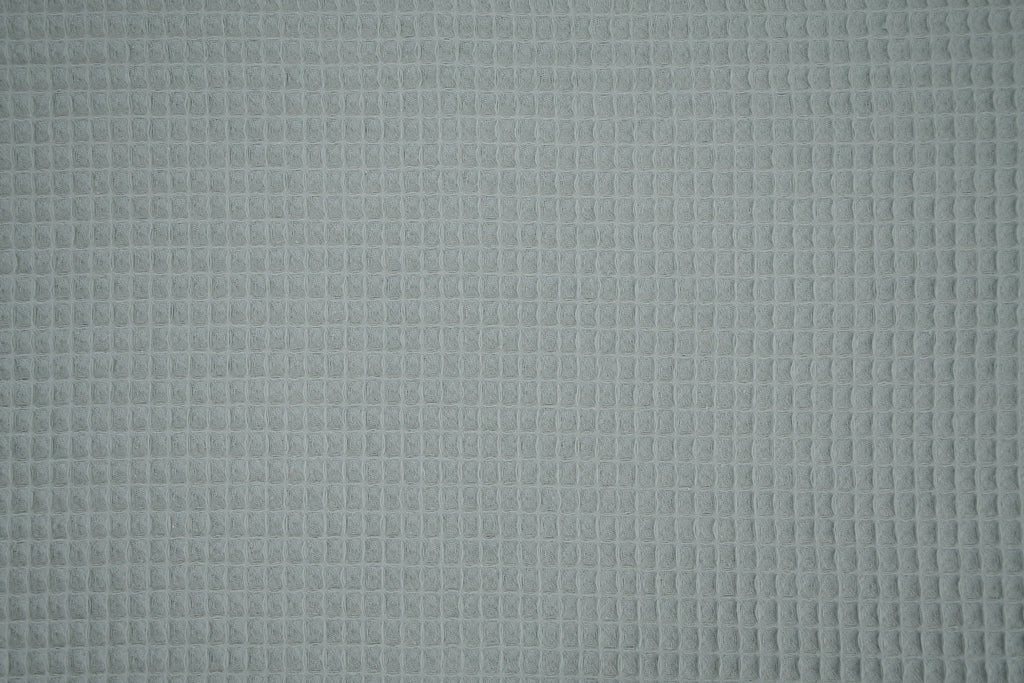 100% Cotton Waffle Fabric - Green Tea