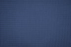 100% Cotton Waffle Fabric - Blue Stone