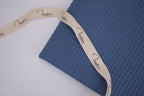 100% Cotton Waffle Fabric - Blue Stone