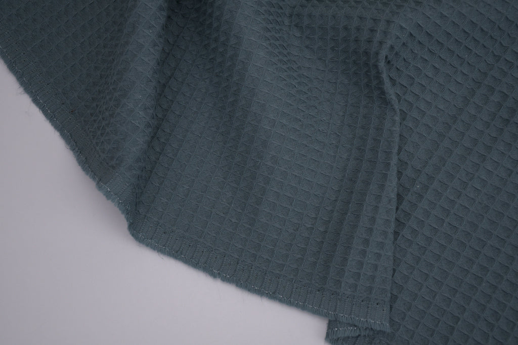 100% Cotton Waffle Fabric - Army