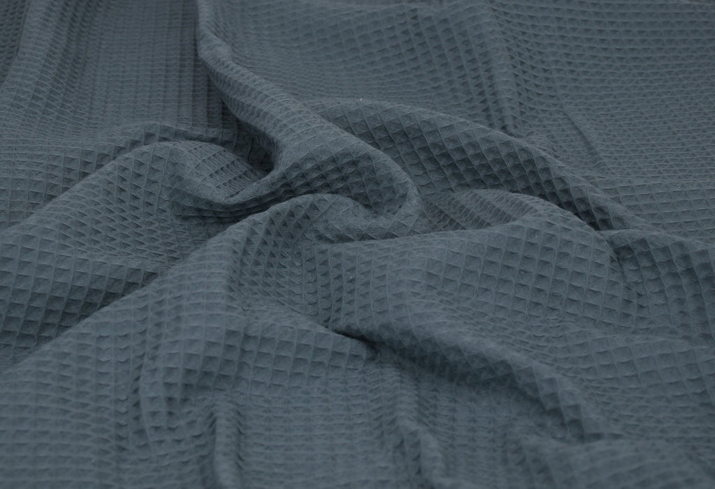 100% Cotton Waffle Fabric - Army