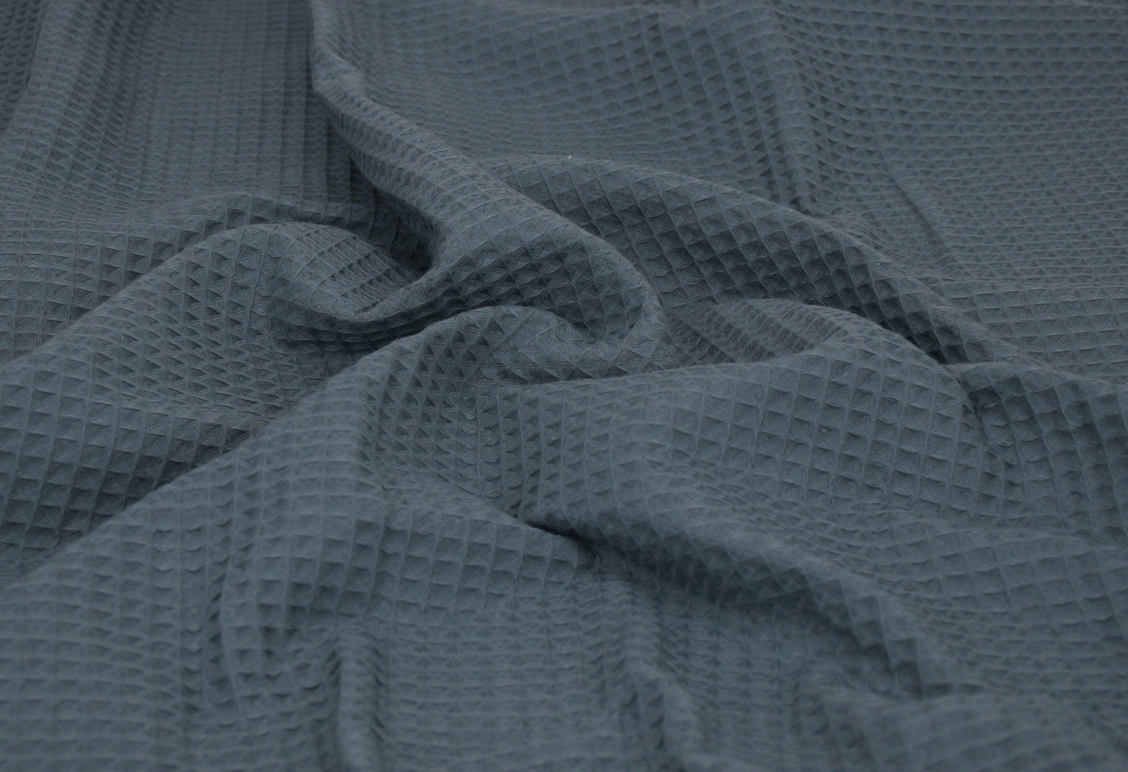 100% Cotton Waffle Fabric - Army