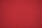 100% Cotton Waffle Fabric - Bright Red
