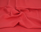 100% Cotton Waffle Fabric - Bright Red