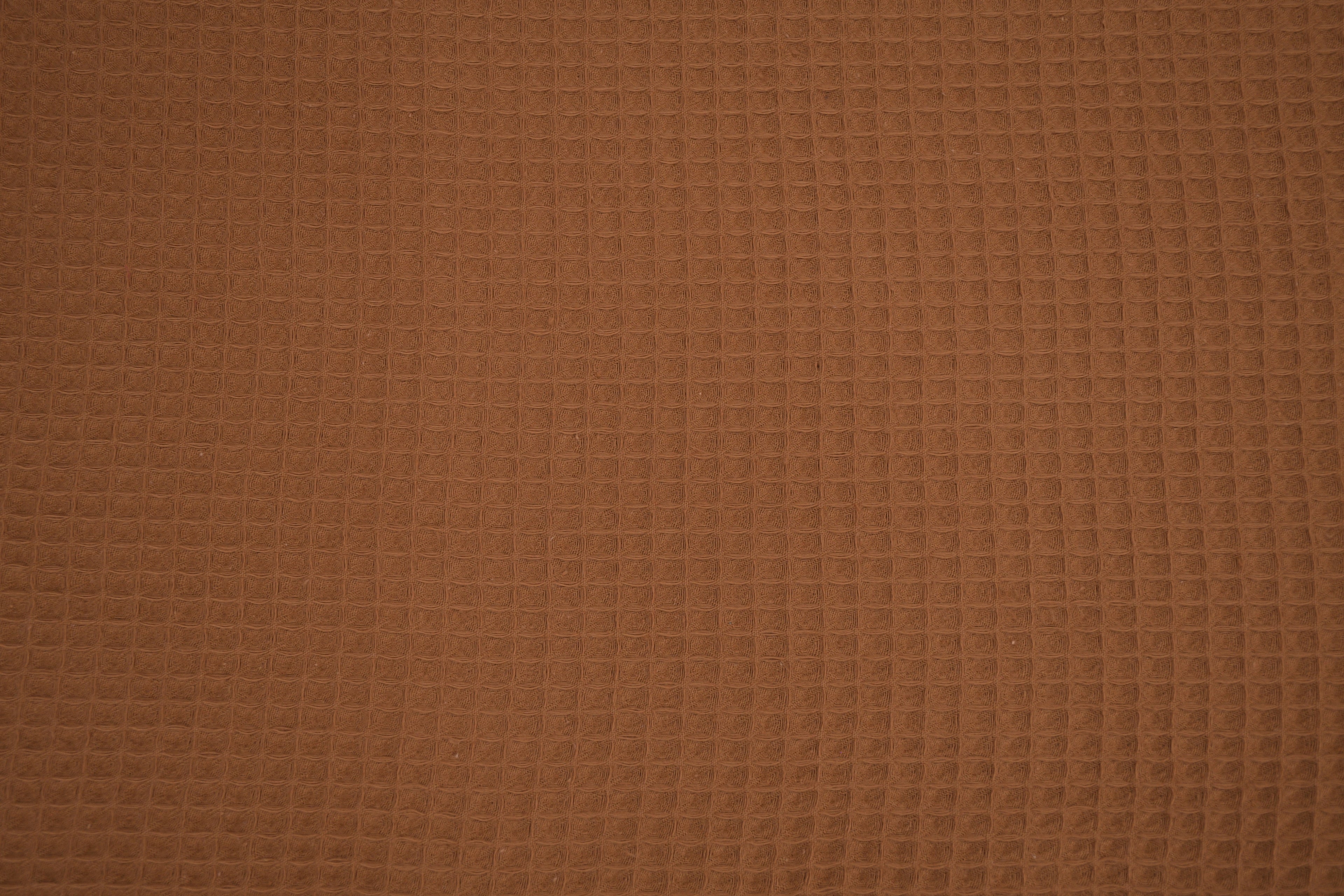 100% Cotton Waffle Fabric - Toffee