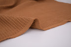 100% Cotton Waffle Fabric - Toffee