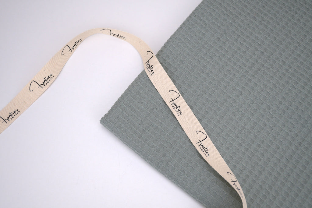 100% Cotton Waffle Fabric - Charming Green