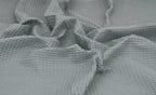 100% Cotton Waffle Fabric - Charming Green