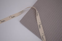 100% Cotton Waffle Fabric - Dusty Taupe