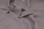 100% Cotton Waffle Fabric - Dusty Taupe