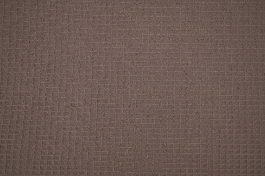 100% Cotton Waffle Fabric - Desert Sand