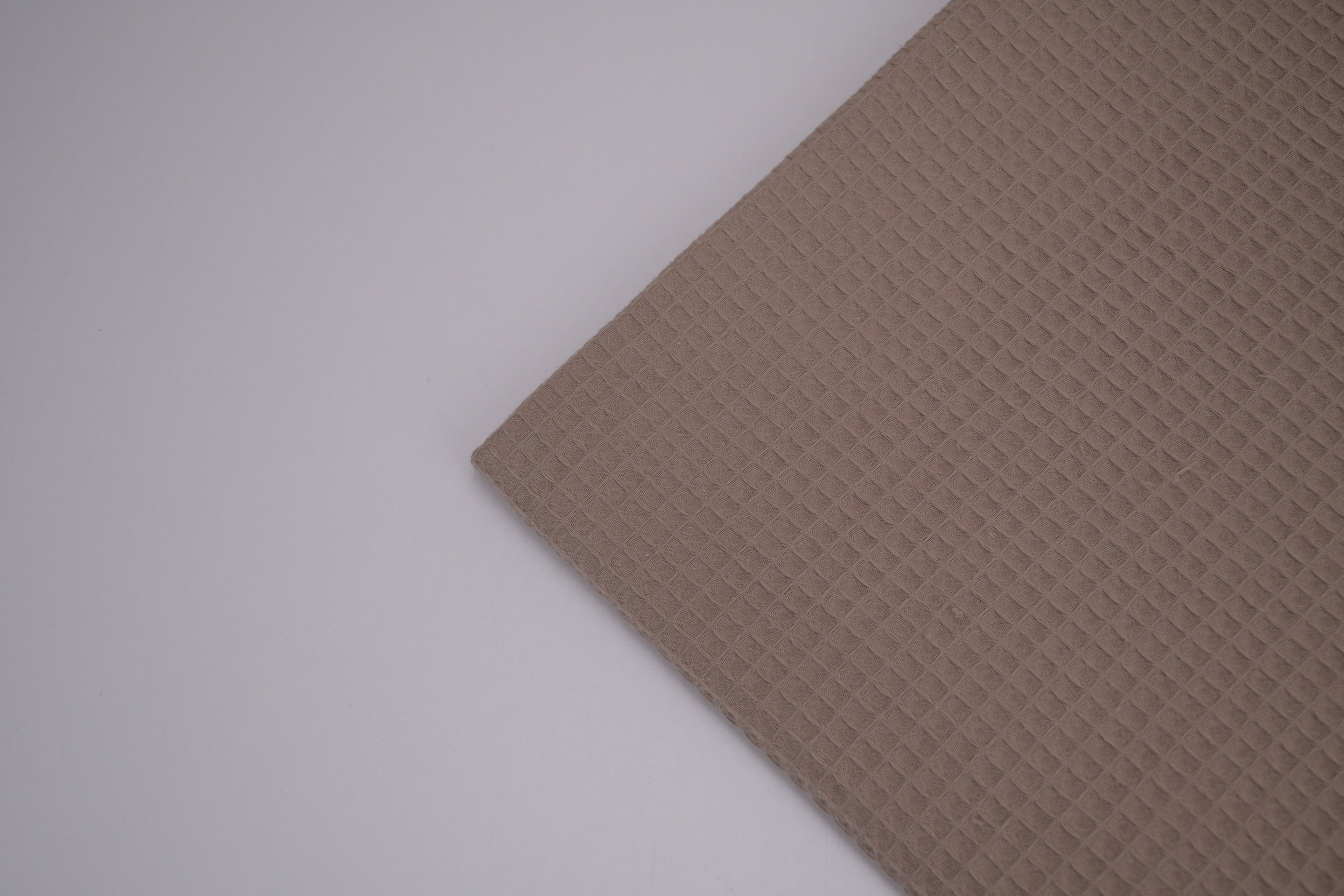 100% Cotton Waffle Fabric - Desert Sand