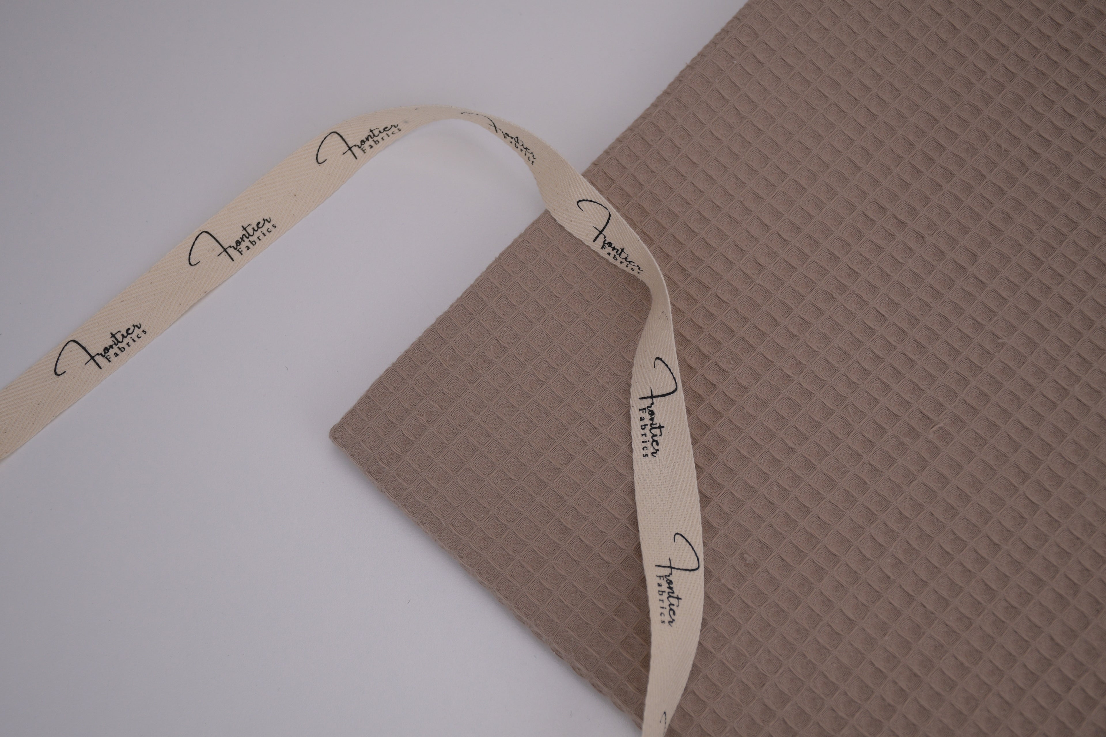 100% Cotton Waffle Fabric - Desert Sand