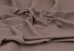 100% Cotton Waffle Fabric - Desert Sand