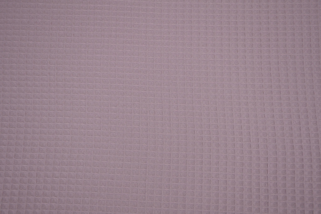 100% Cotton Waffle Fabric - Dust Pink