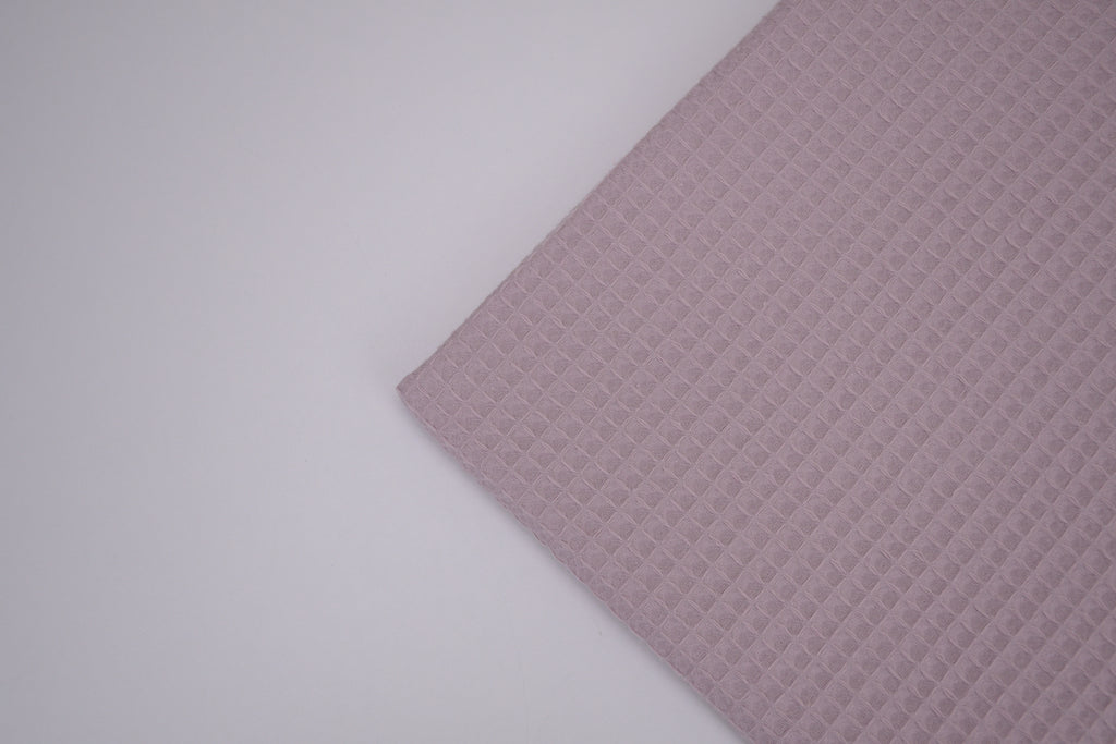 100% Cotton Waffle Fabric - Dust Pink