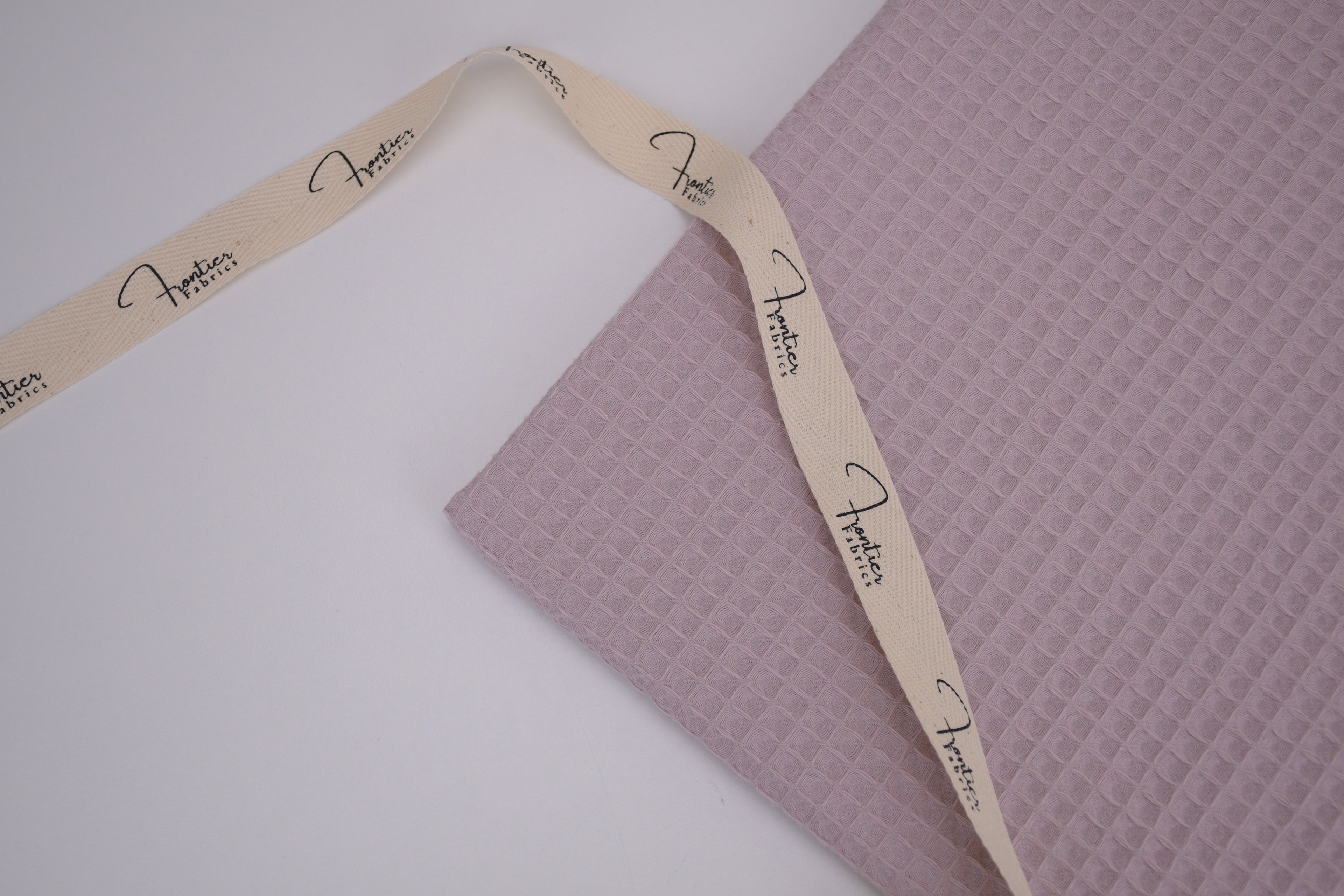 100% Cotton Waffle Fabric - Dust Pink