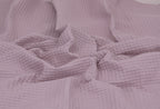 100% Cotton Waffle Fabric - Dust Pink