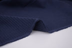 100% Cotton Waffle Fabric - Navy