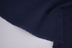 100% Cotton Waffle Fabric - Navy