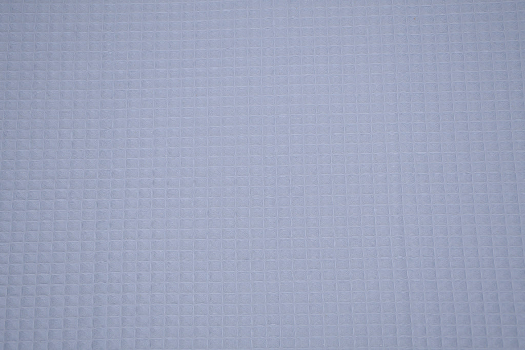 100% Cotton Waffle Fabric - Sky