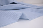 100% Cotton Waffle Fabric - Sky