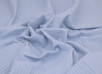 100% Cotton Waffle Fabric - Sky