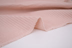 100% Cotton Waffle Fabric - Peachy Pink